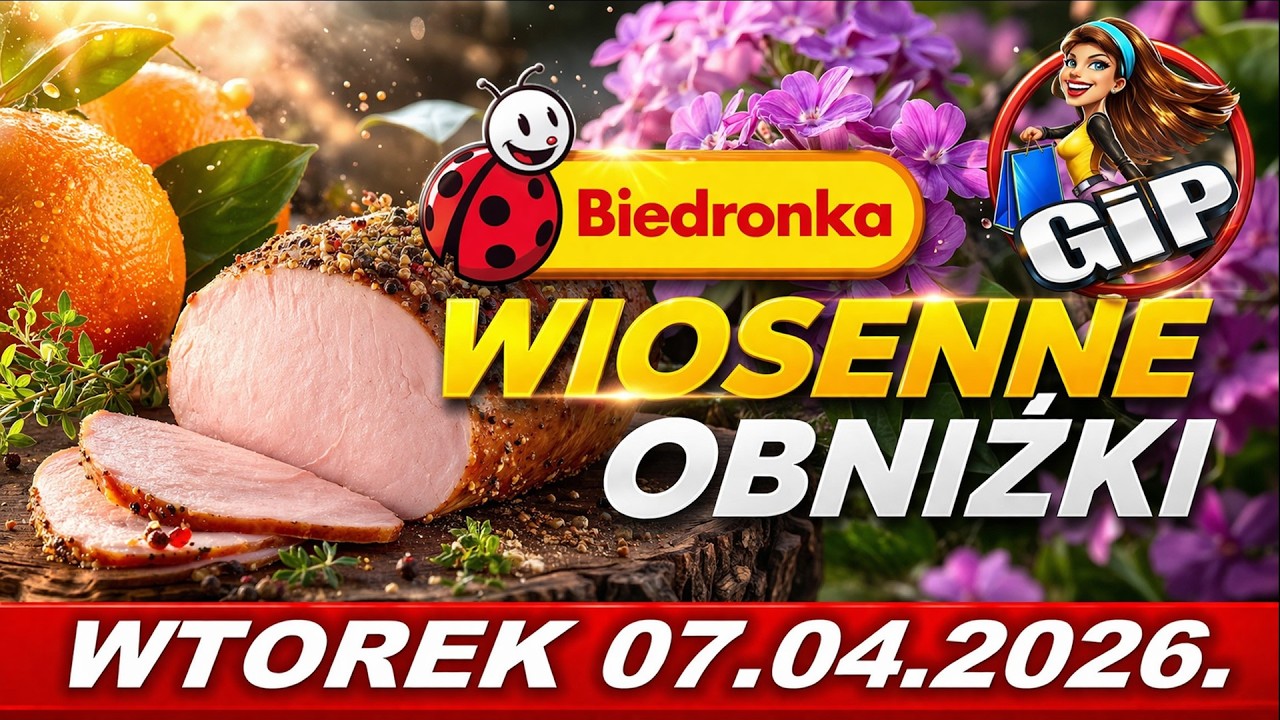 BIEDRONKA obniża ceny od Wtorku 7 kwietnia 2026