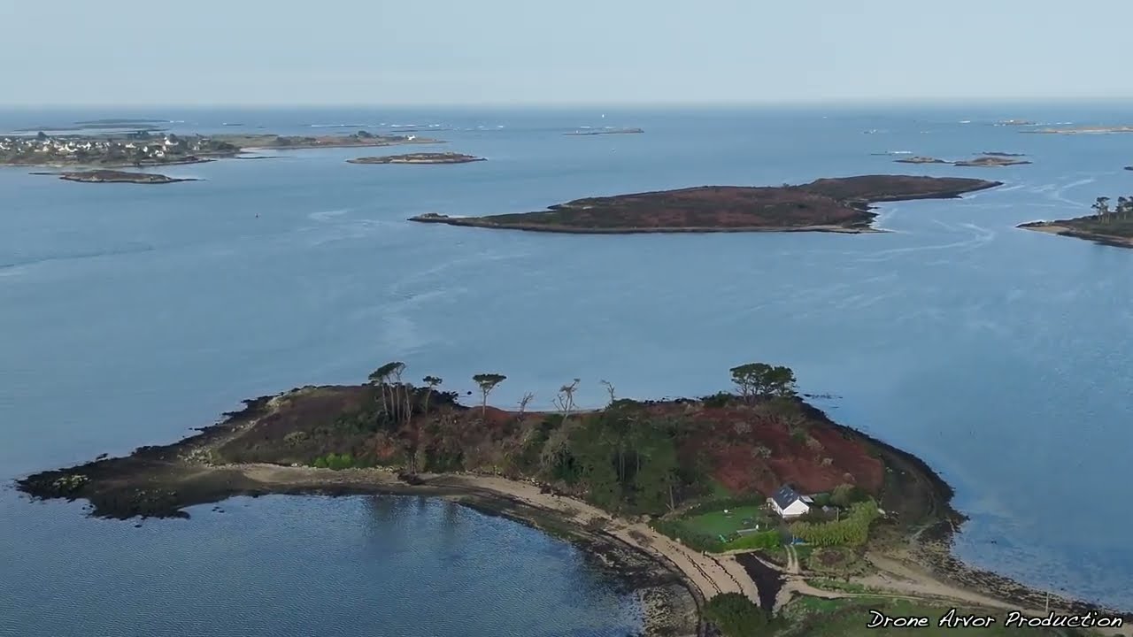 L’Aber Wrac'h vu du ciel 🚁 | Un des plus beaux paysages de Bretagne