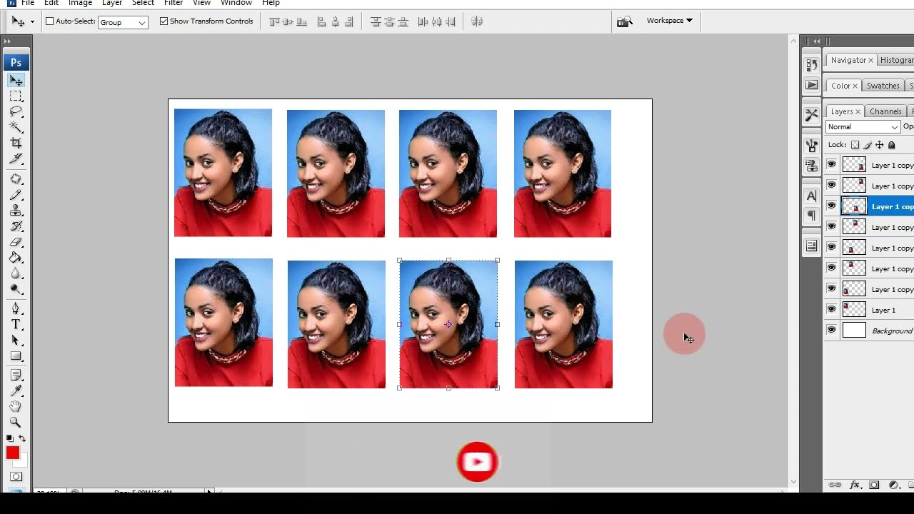Adjust the photo size | የጉርድ ፎቶ ሳይዝ ማስተካከል | adobe photo shop photo size photoshop