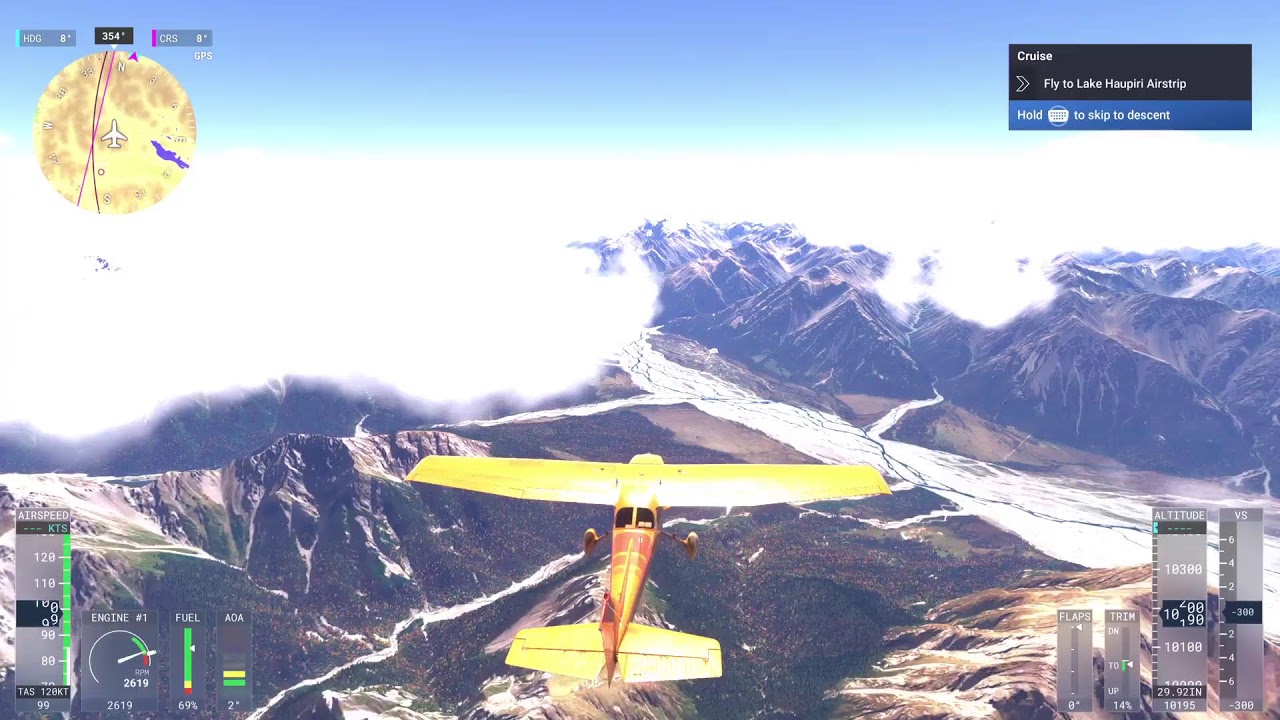 Morning flight sim