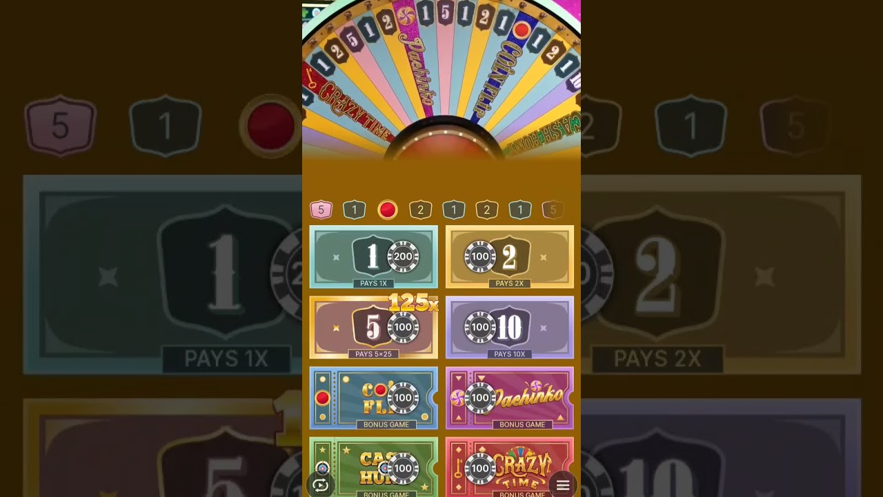 Crazy Time Games  Number 5 win 125x 12600bdt #crazytime #music #viral #cricket #twitter #gaming 😍😍