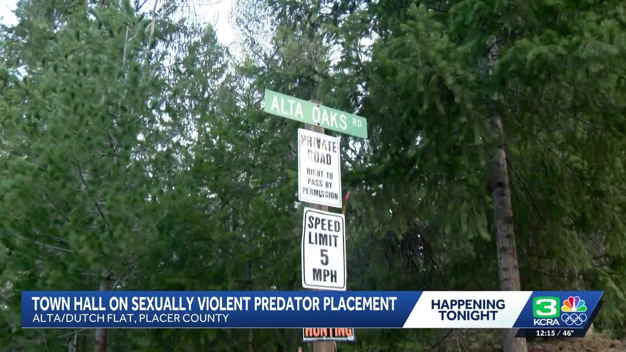 Town hall on sexually violent predator's possible release into Placer County is set for Tuesday