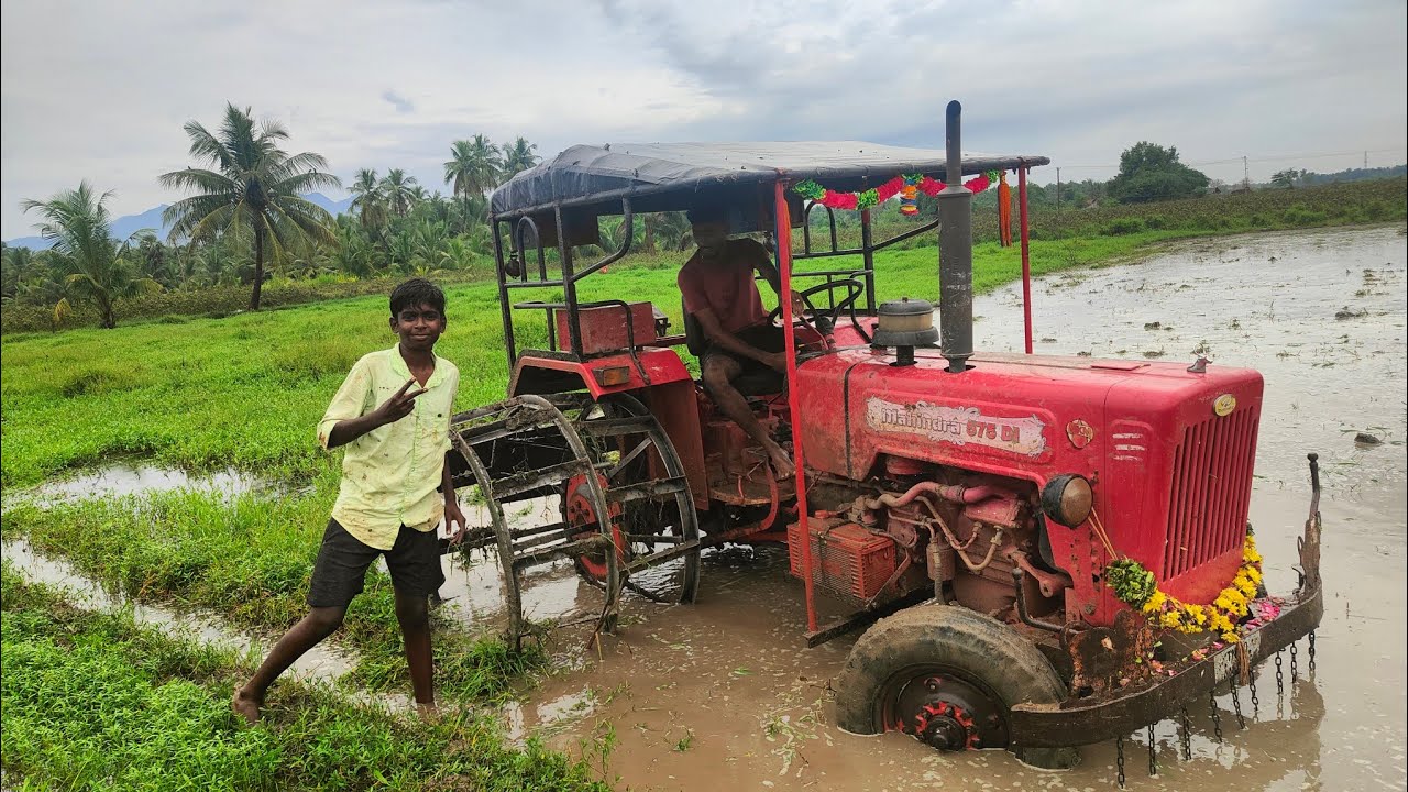 Mahindra 575 di tractor cagewheel performance in Richland @Mohantractorslife