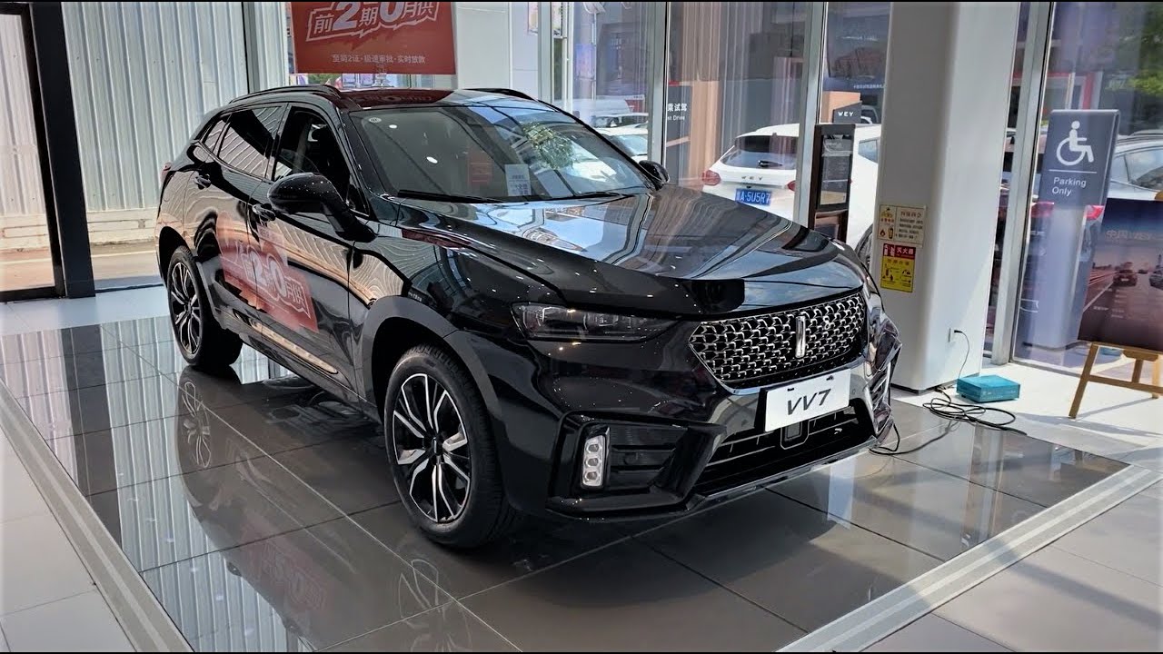 2020 GreatWall WEY VV7 Walkaround—China Auto Show—2020款长城魏派WEY VV7，外观与内饰实拍