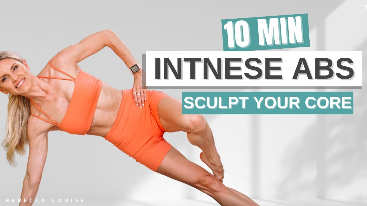 Intense ABS Workout for a Toned & Sculpted Core: 10 MIN (No Equipment)