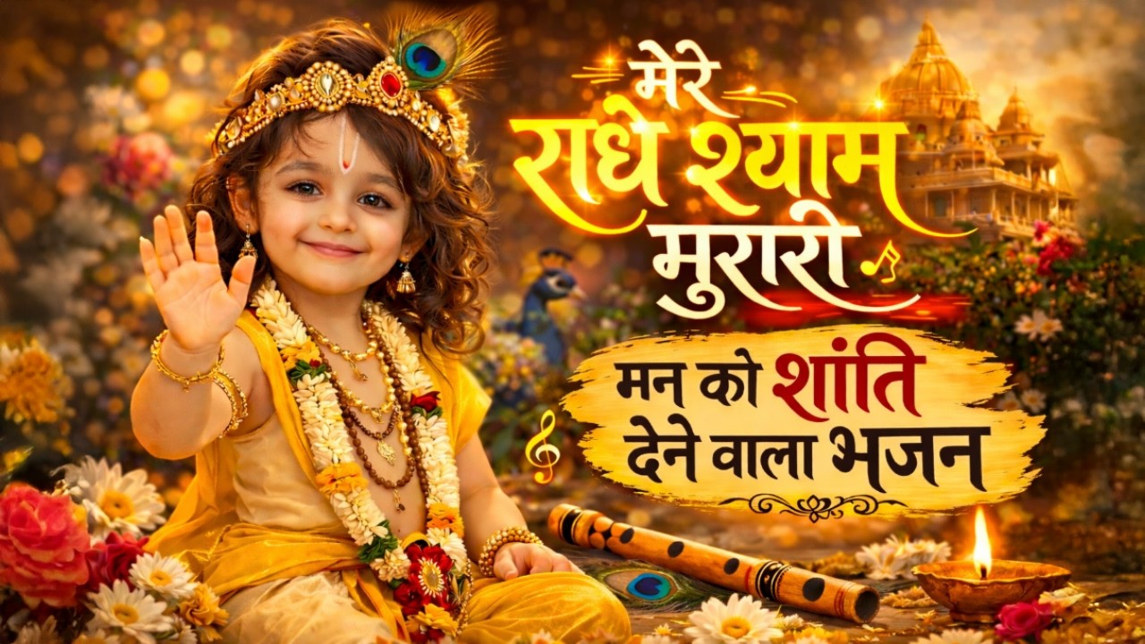 Mere Radhe Shyam Murari | Krishna Bhajan | Radha Krishna Devotional Song | श्री कृष्ण भजन