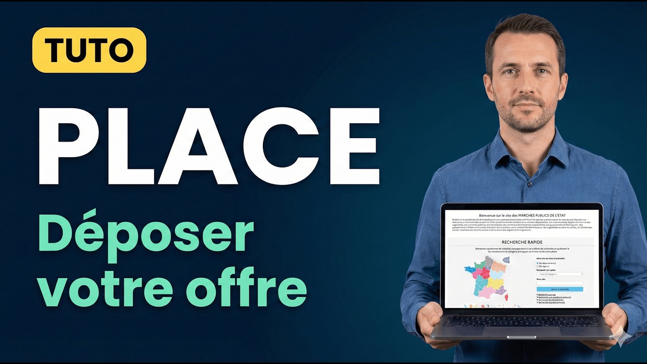 Déposer une offre sur PLACE : tutoriel pas à pas | Marchés publics