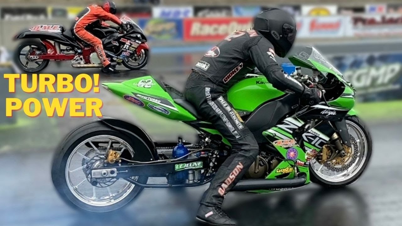 STREET TIRE TURBO ZX10R vs. NITROUS HAYABUSA!
