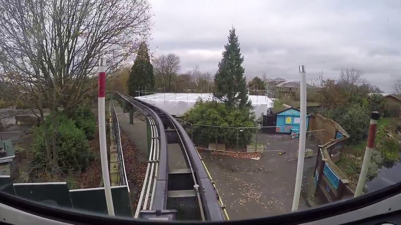 Zoofari Monorail Full On Ride HD POV - Chester Zoo