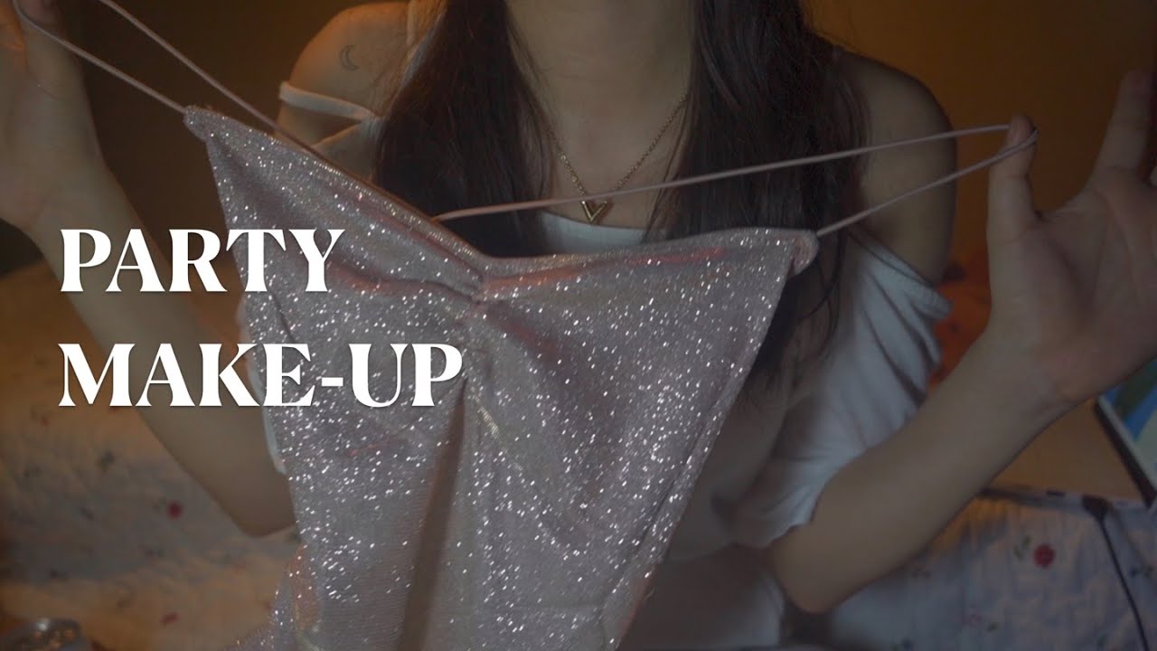 ASMR 그 남자랑 파티를 간다고?(풀메이크업,고데기,핸드무브먼트) | Party makeup RP | SUB 🍏
