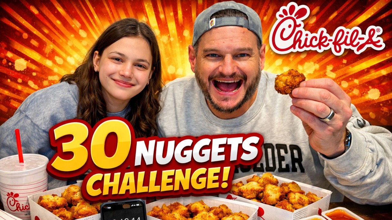 I attempted the Chick-fil-A 30 Nuggets Challenge!