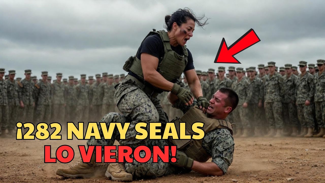 La patearon dos veces al suelo — y luego ella les rompió ambas piernas frente a 282 Navy SEALs.