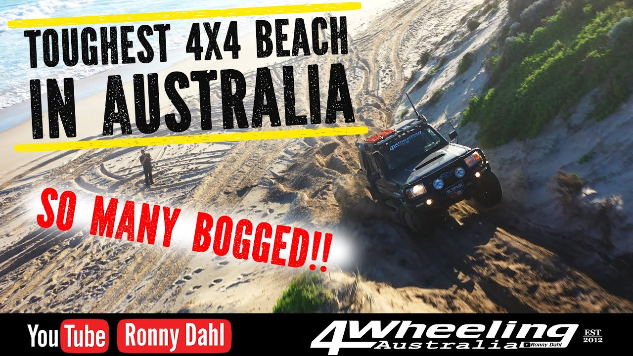 TOUGHEST 4x4 BEACH IN AUSTRALIA, so many bogged!