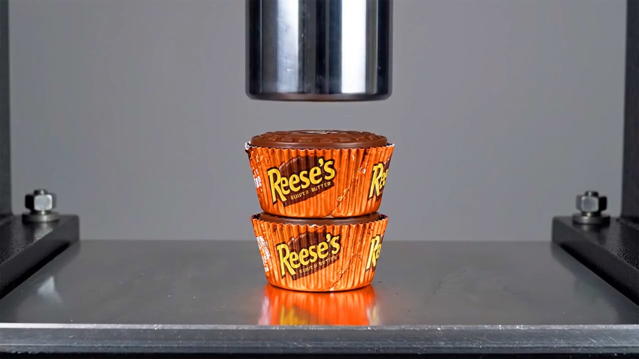 Hydraulic Press vs Chocolate 🍫 | Ultra Satisfying ASMR Destruction (4K)