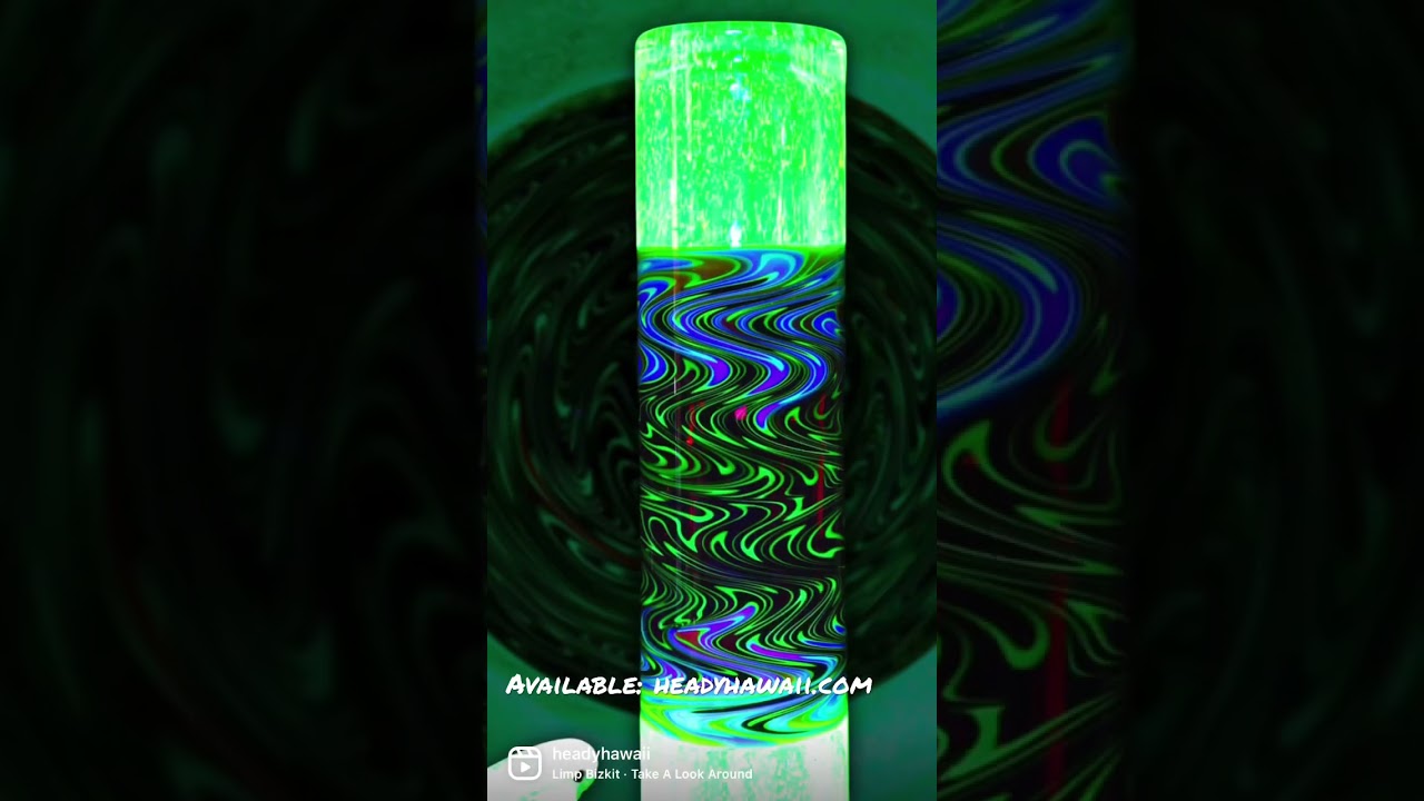 Unreal GLOWING UV Reactive Tube! Pure Smoking Elegance✨ #glassart