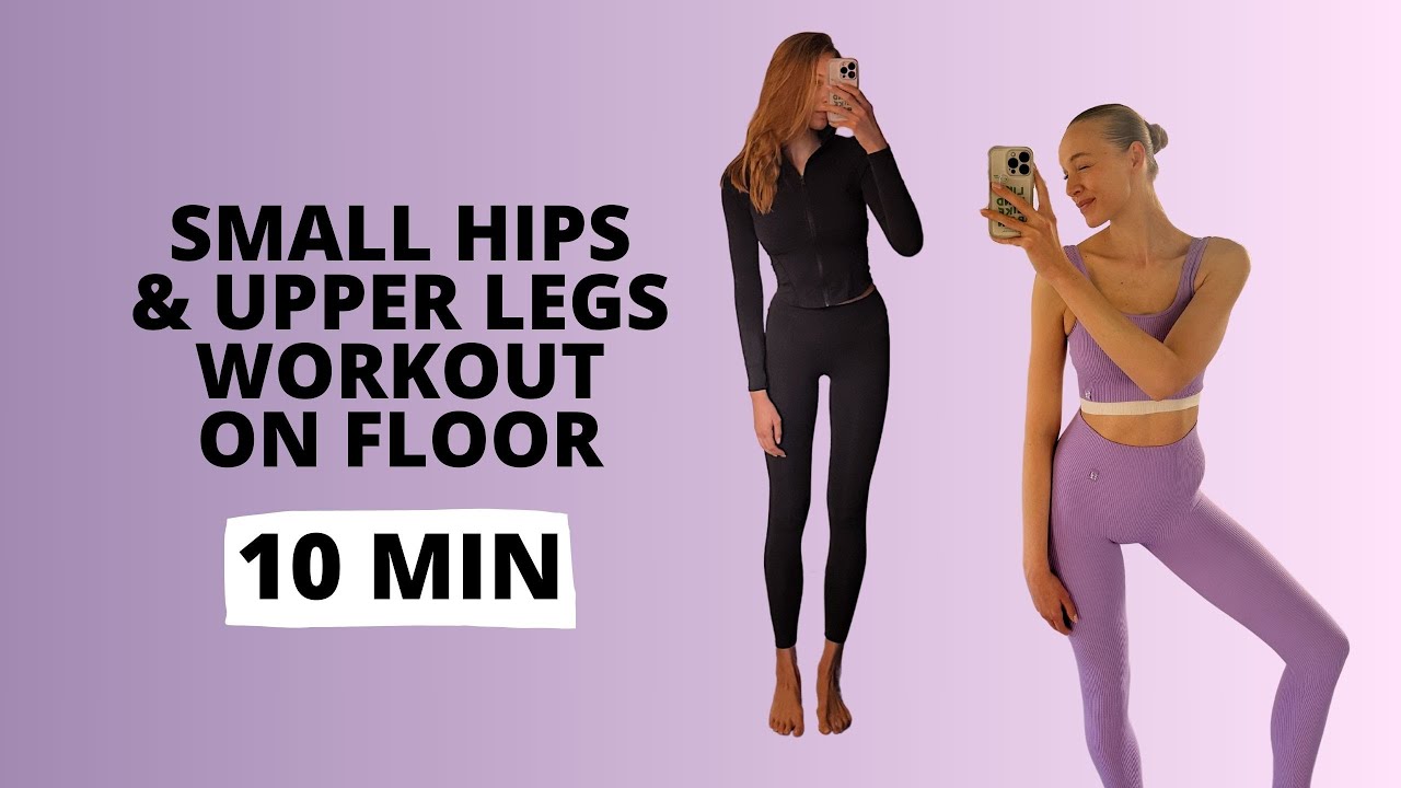 Small Hips & Slim Upper Legs Thighs on Floor / Nina Dapper Model Lifestyle Coach