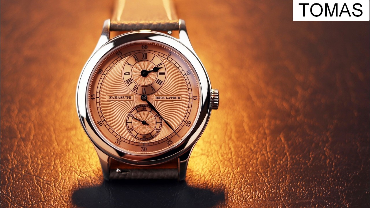 Farasute Regulateur 5336B Salmon dial from AliExpress watch review
