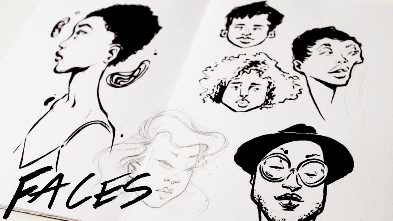 Afternoon Doodles ·  How I Draw Faces · SemiSkimmedMin