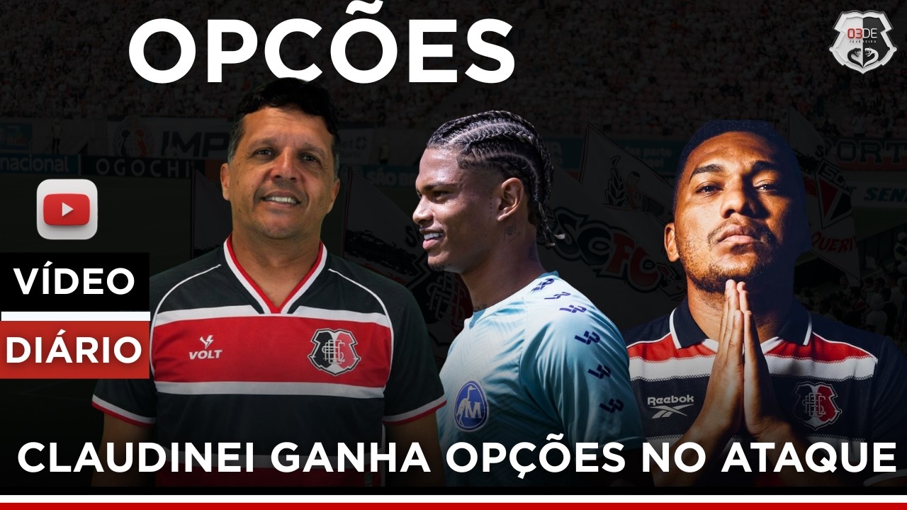 📢 CLAUDINEI GANHA OPÇÕES NO ATAQUE E TIME PODE MUDAR!