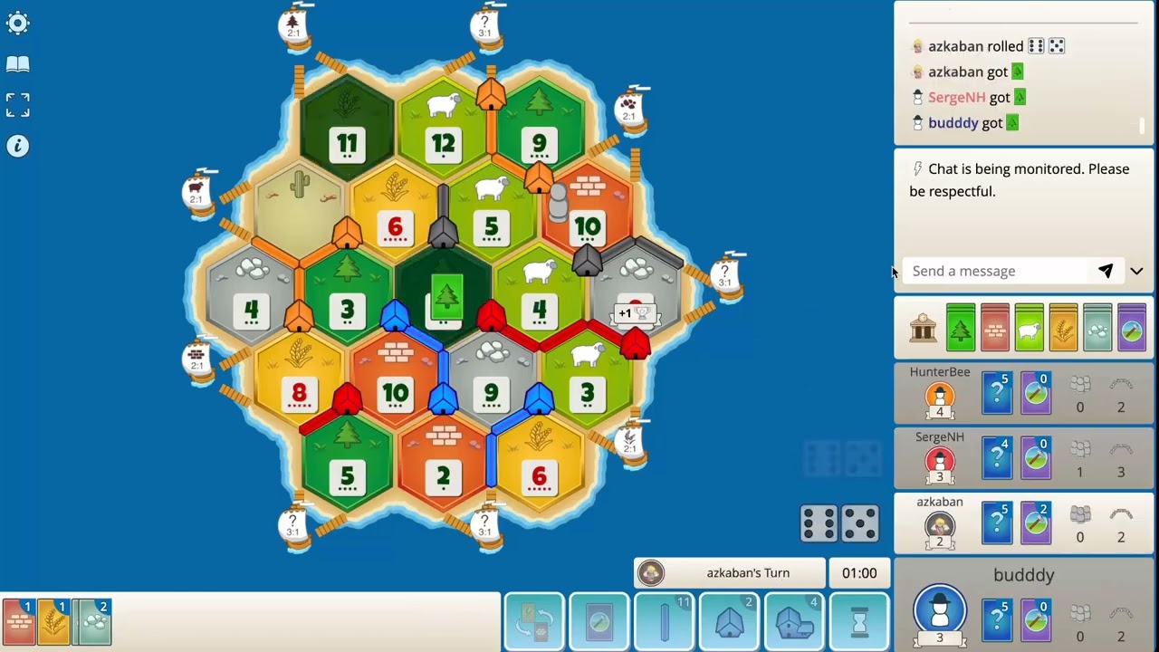 Top Ranked Catan Player - Sneaky Side by Side