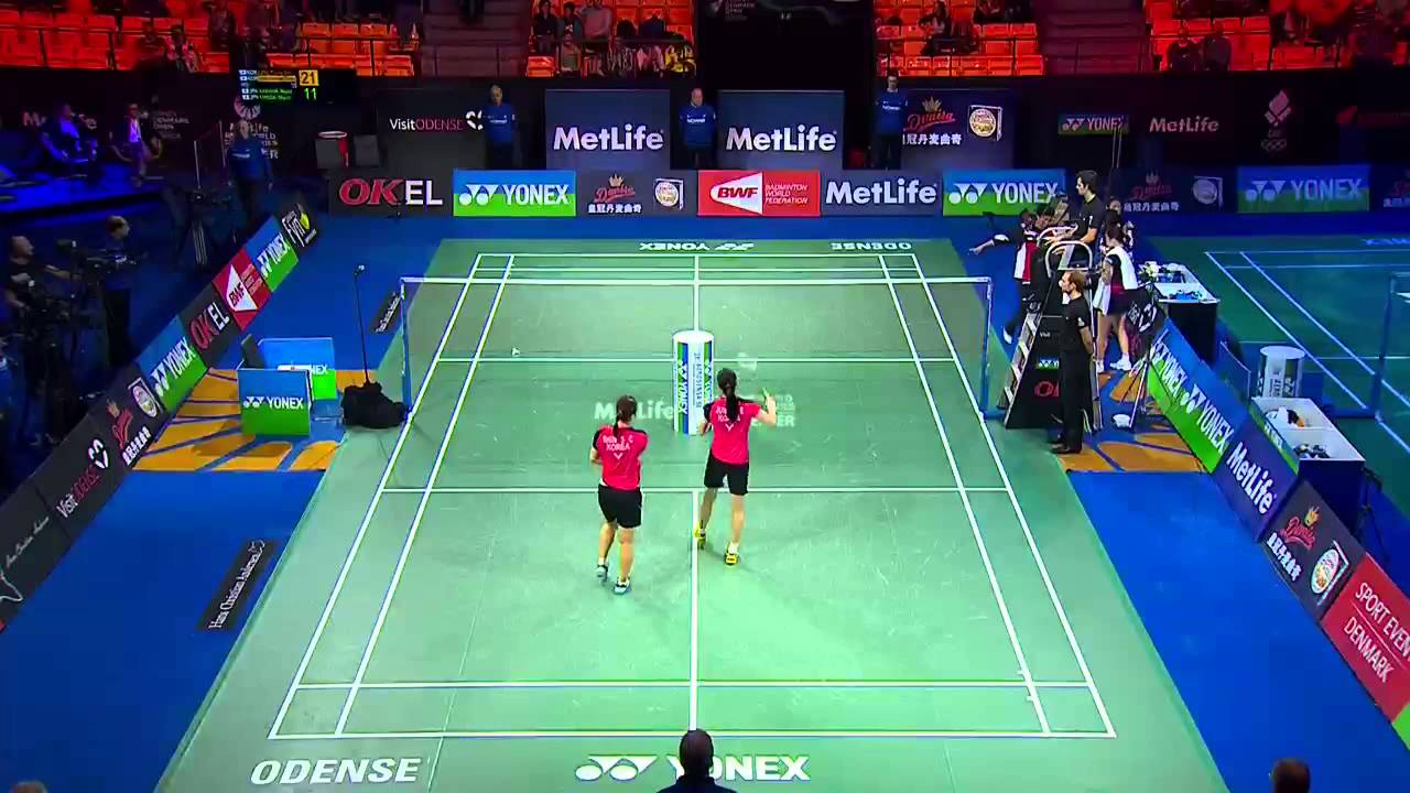 Yonex Denmark Open 2015 | Badminton SF M5-WD | Jung/Shin vs Kak/Mae