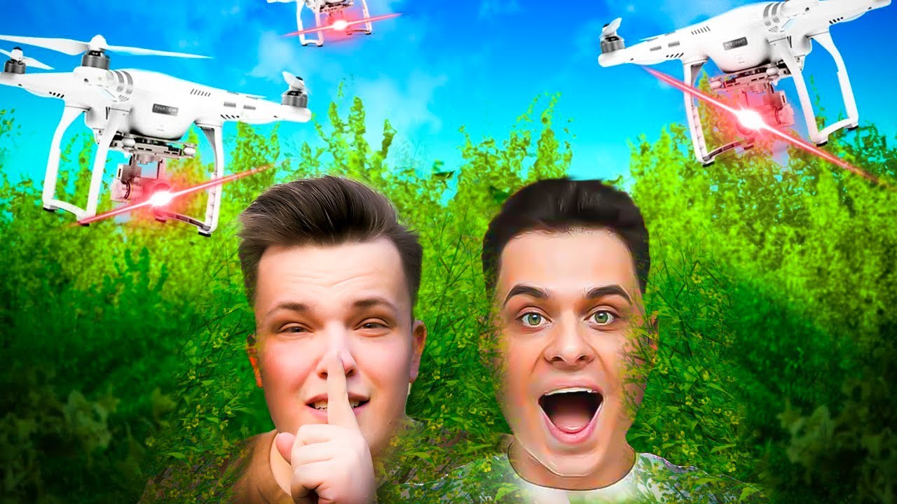Chowany DRONAMI W NASZYM DOMU EKIPY! *przesada*