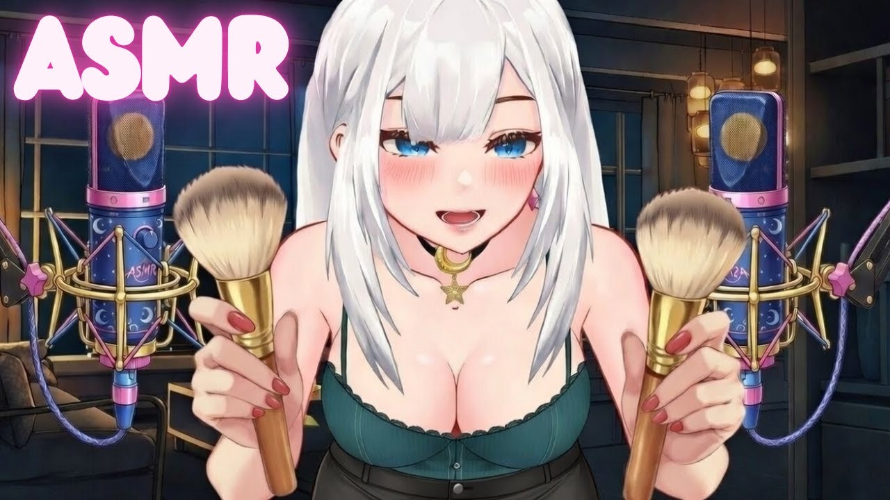 24/7 🖌️ ASMR Deep Sleep Clinic: Face brushing KU100🌙 | Lady Megumi 