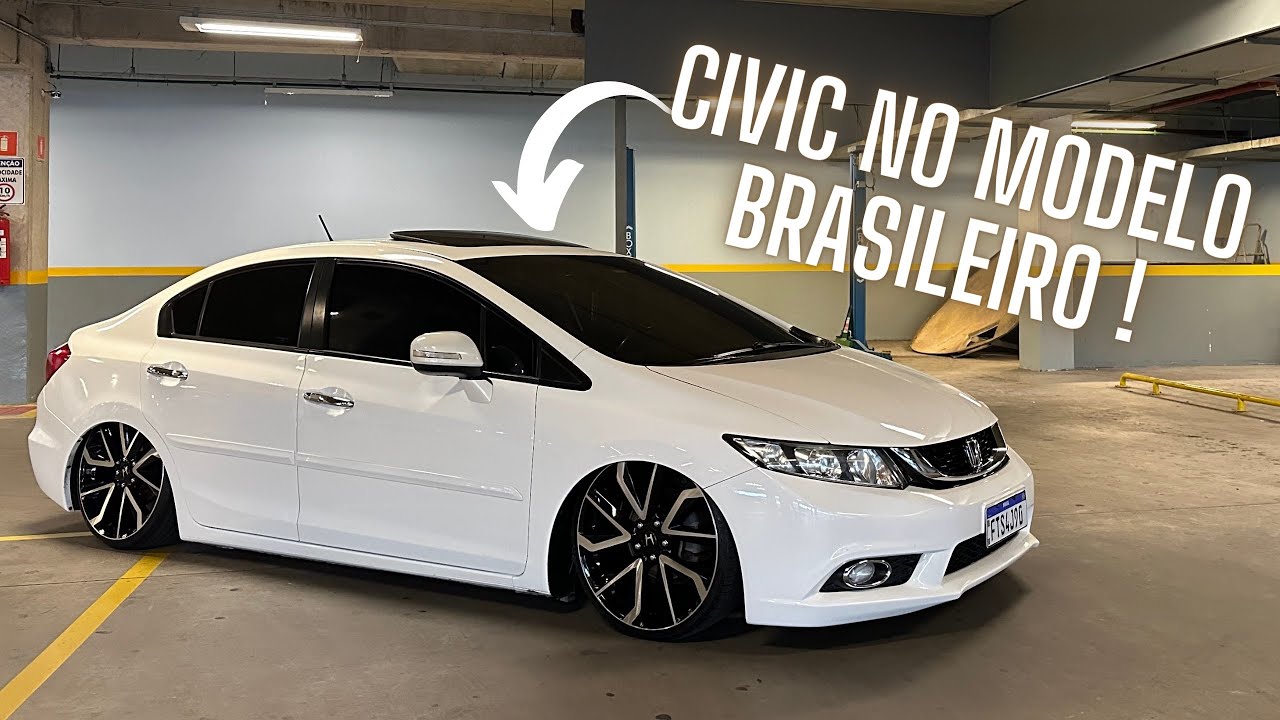 CIVIC G9 NA SUSPENSÃO A AR DEIXOU NO MODELO BRASILEIRO !