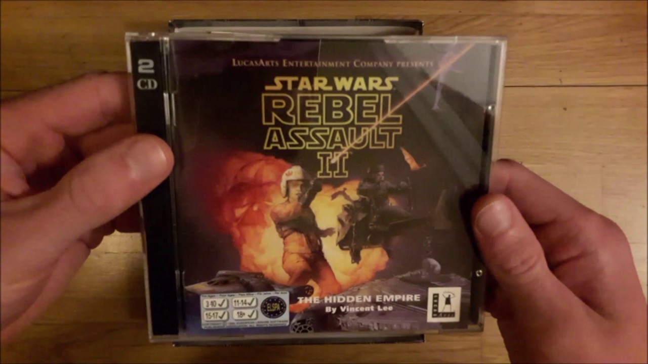 Star Wars: Rebel Assault II: The Hidden Empire Unboxing PC Big box