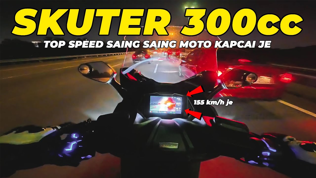 NAK LAJU TAPI PAKAI SKUTER | ARIIC 318 GT
