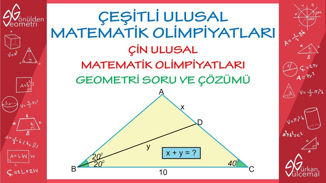 ÇEŞİTLİ ULUSAL MATEMATİK OLİMPİYATLARI (ÇİN) 003