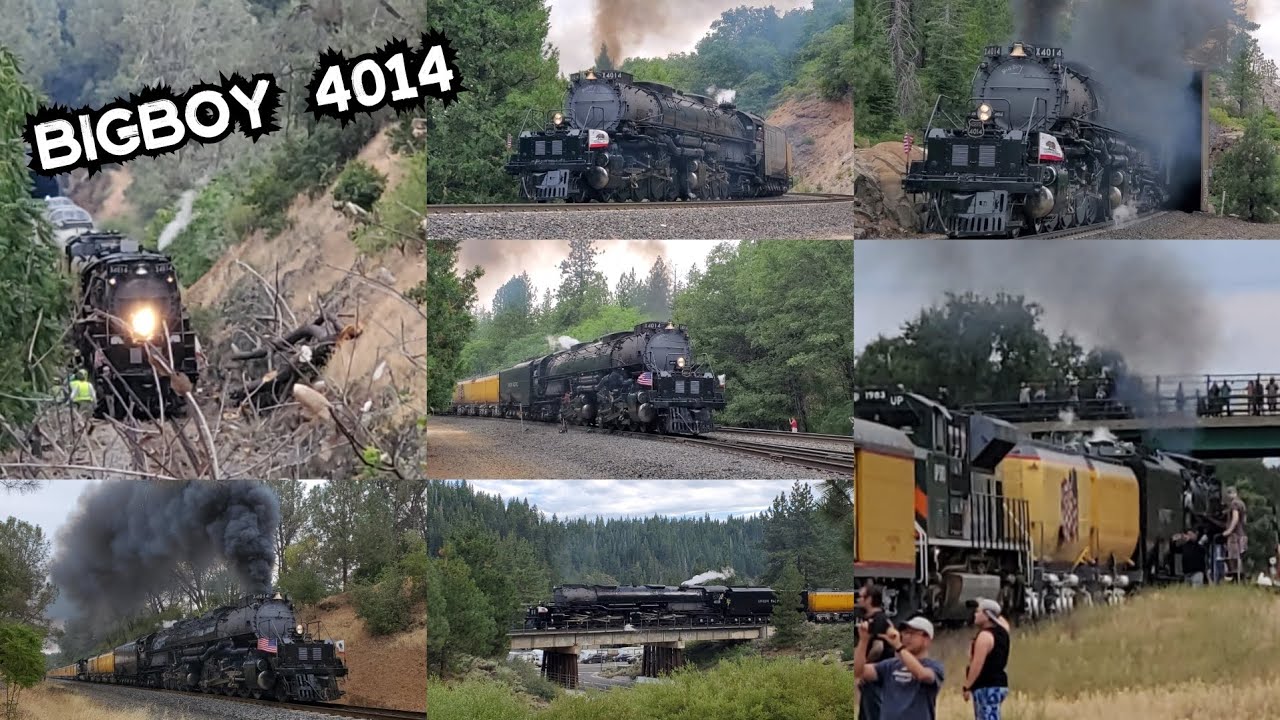 BigBoy UP 4014, from Roseville, California to Sparks, Nevada along the DONNER PASS.