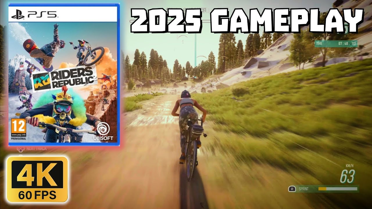 PS5: RIDERS REPUBLIC: 2025 Gameplay: 4K
