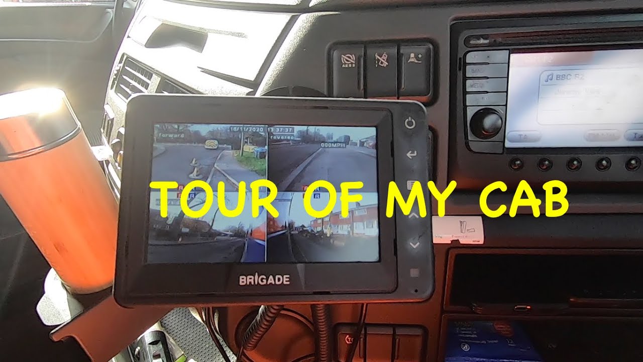 Cab tour of my lorry ✔