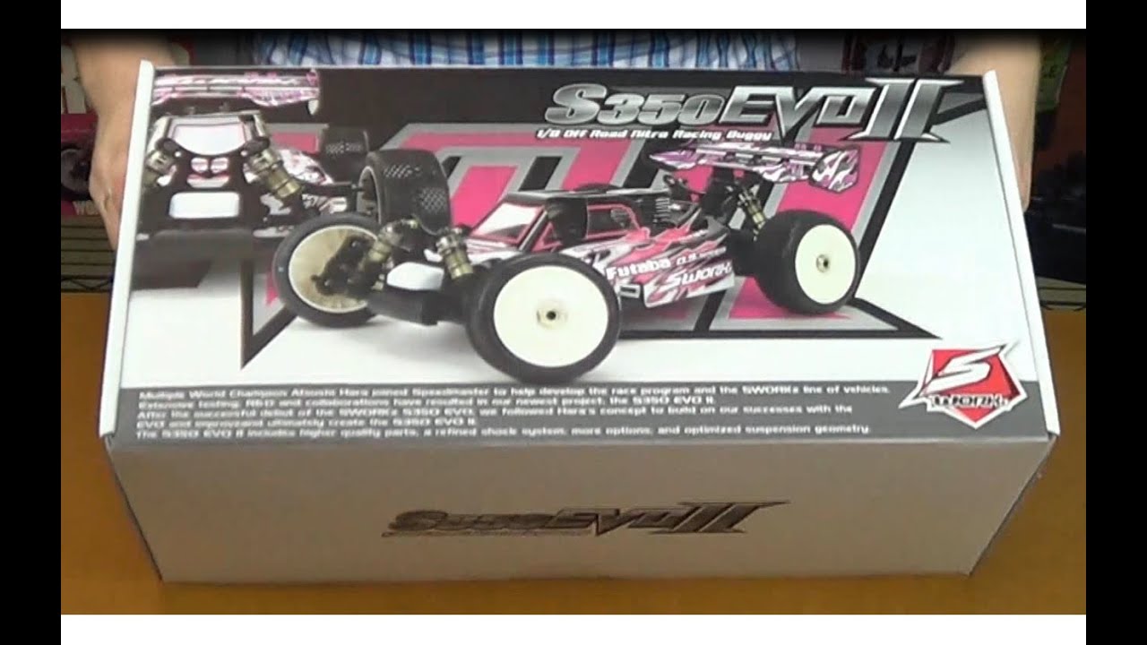 Unboxing: SWorkz S350 EVO II 1/8 Nitro Buggy Kit