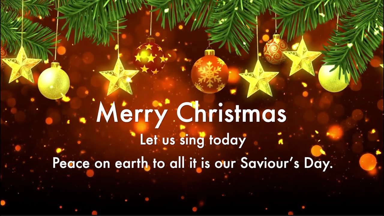 Let us sing today Peace on earth to all it is our Saviour’s Day | New Christmas Song🎄🌲