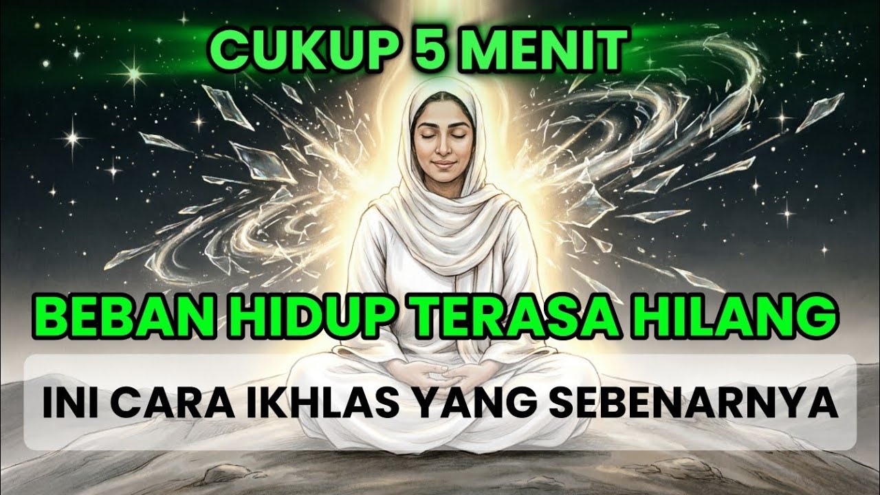 Rahasia Makrifat💫Cukup 5 Menit, Beban Hidup Terasa Hilang. Ini Cara Ikhlas yang Sebenarnya