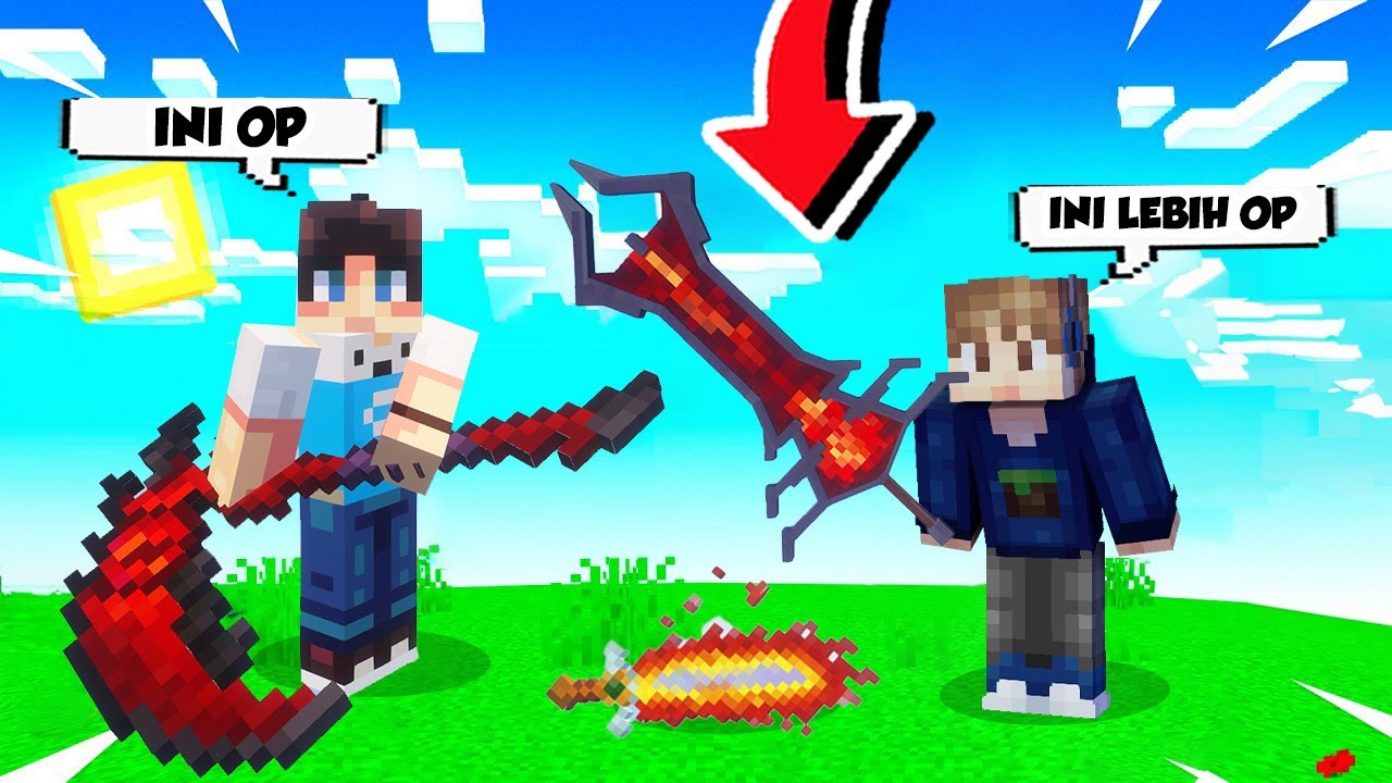 30 SENJATA LEGENDARIS PALING OP 2025 DI MINECRAFT!!!
