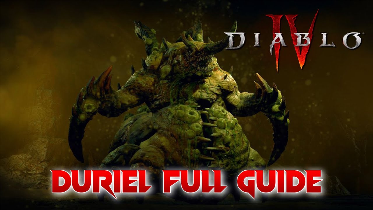 Duriel Boss Full Guide, Why You Should Farm Duriel Boss, Drop Uber Uniques! Diablo 4