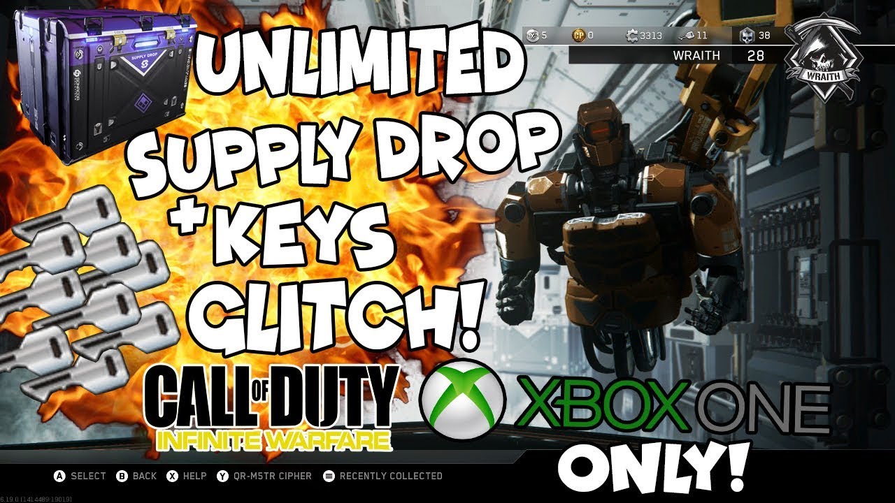 (PATCHED)Infinite Warfare SOLO *LEGIT* UNLIMITED SUPPLY DROP AND KEYS GLITCH! (XBOX ONE ONLY)!