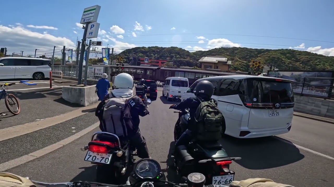 TRIUMPH Scrambler900 Sound ゴールデンウィーク京都ツーリング 嵐山周辺 思い出記録