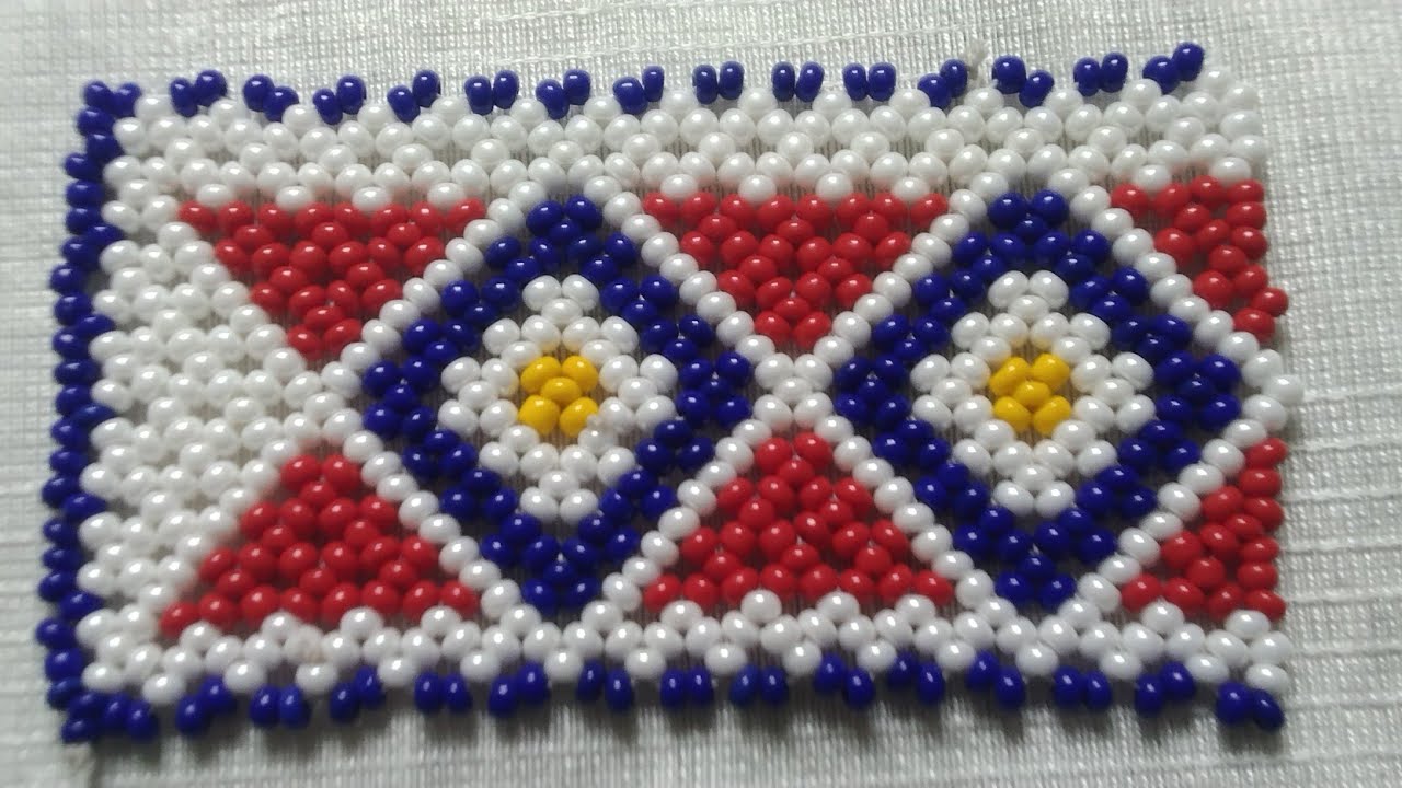 3Moti toran meking tutorial/3 moti nu toran bnava ni rit step by step /bead Wrok(Part 1)