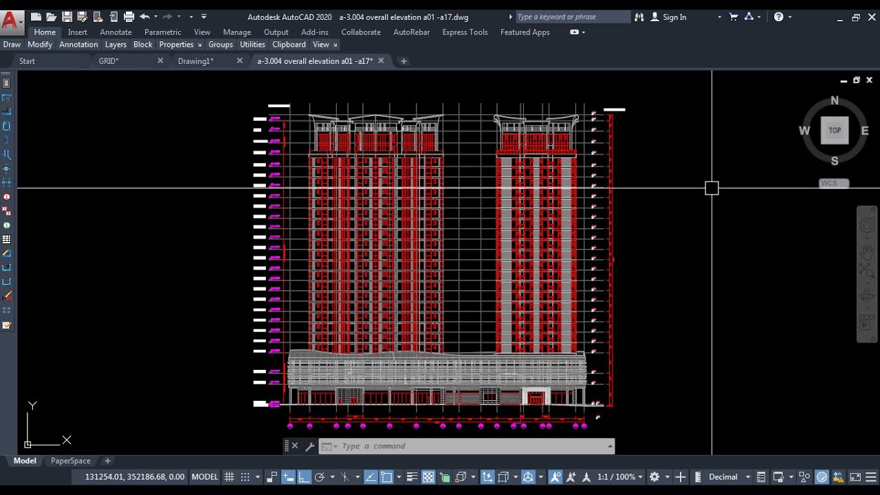 Dynamic Elevation in AutoCAD