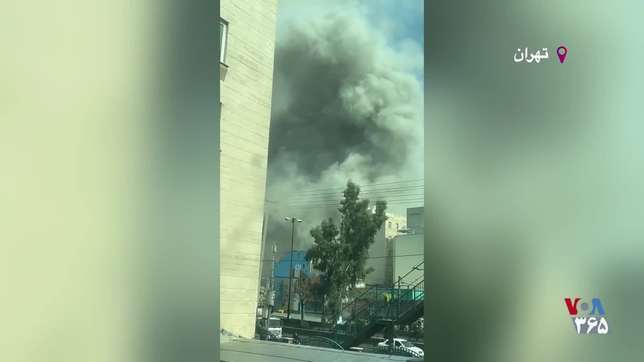 حملات هوایی به پایگاه بسیج در منطقه ۱۴ تهران