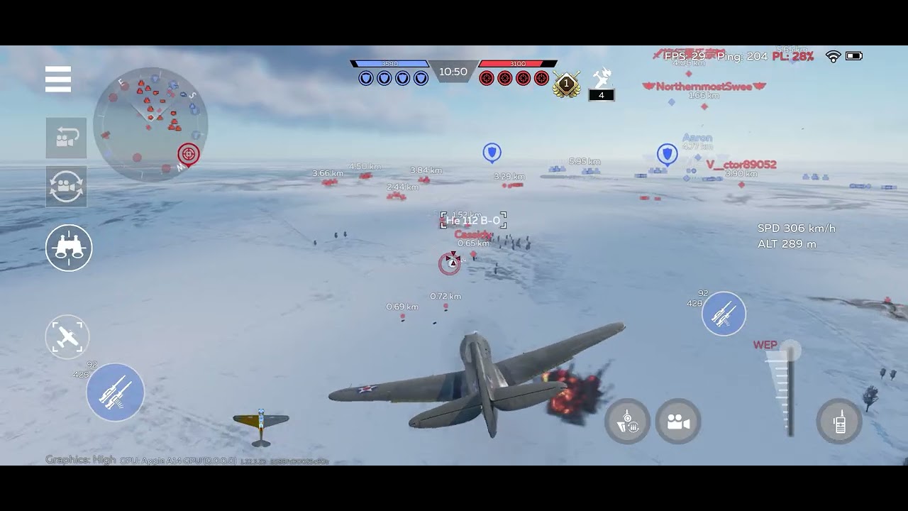 WarThunder mobile, amassando geral 💣💥💥