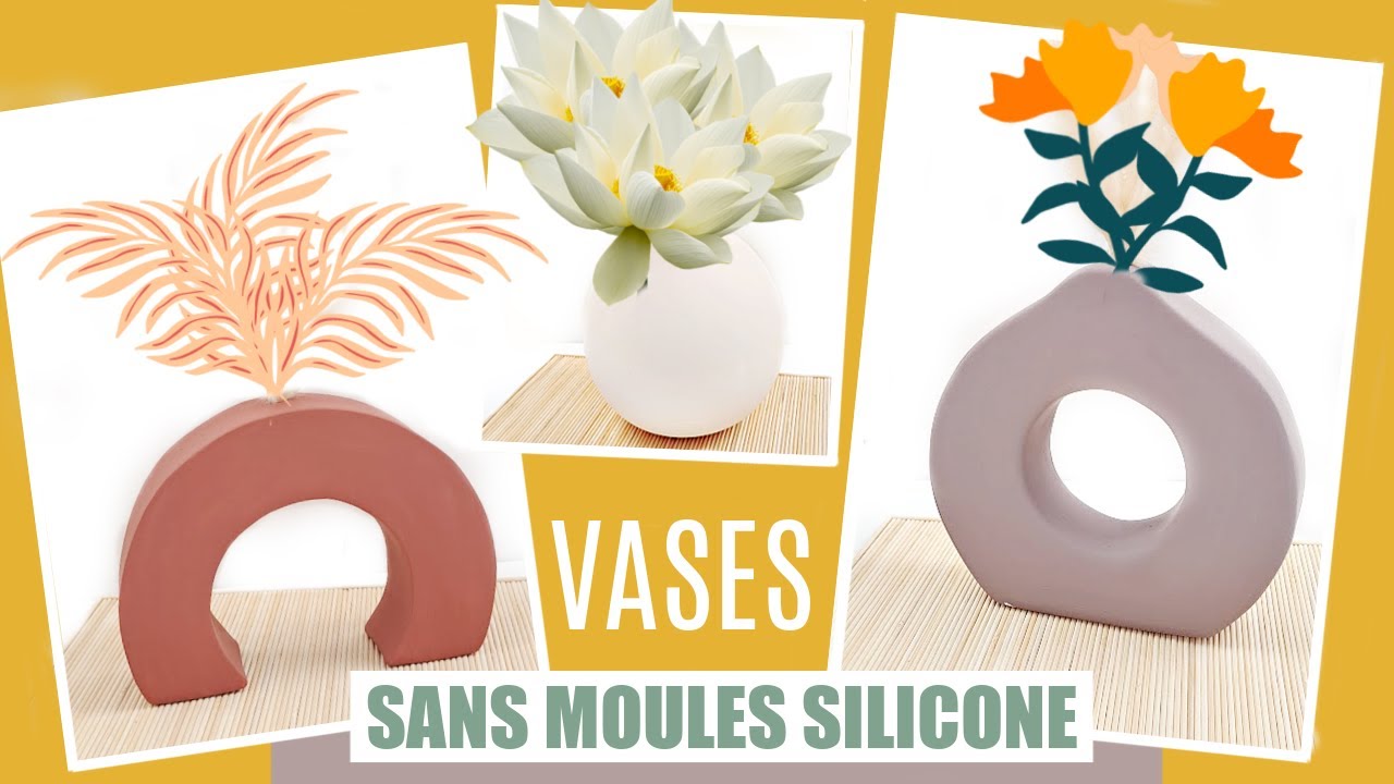 COMMENT J'AI FABRIQUÉ DES VASES POUR MOINS DE 3 EUROS SANS MOULES SILICONE