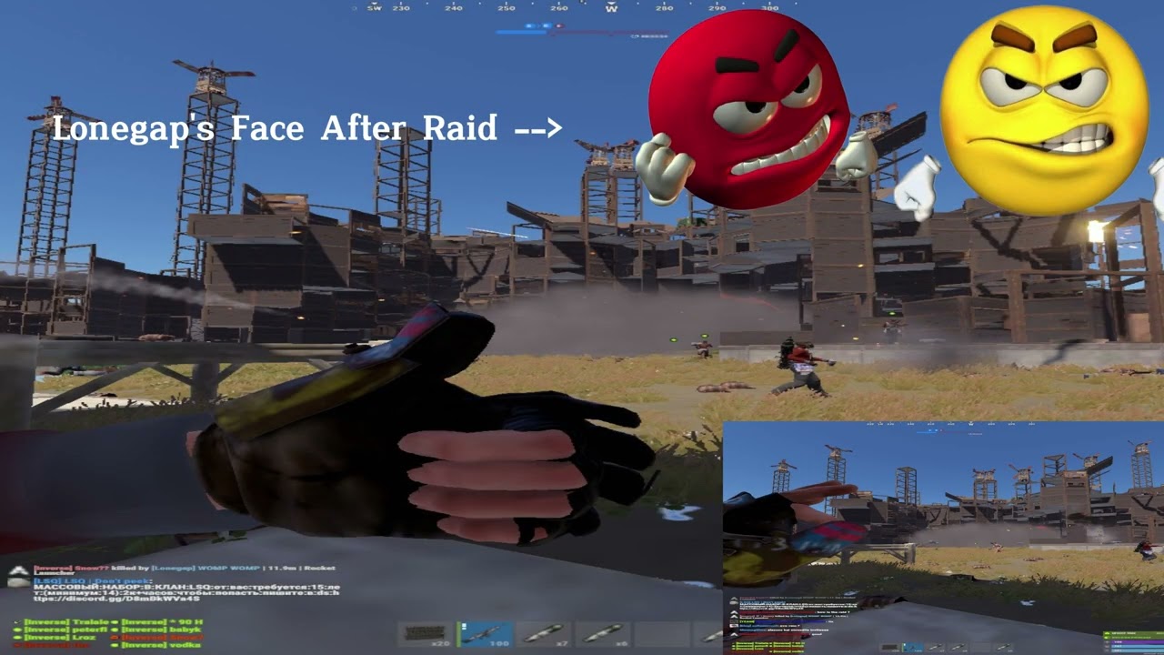 How INVER$E Played Cash Out Wipe On Atlas 10x EU | Wipe Progression | (Defended a Raid)