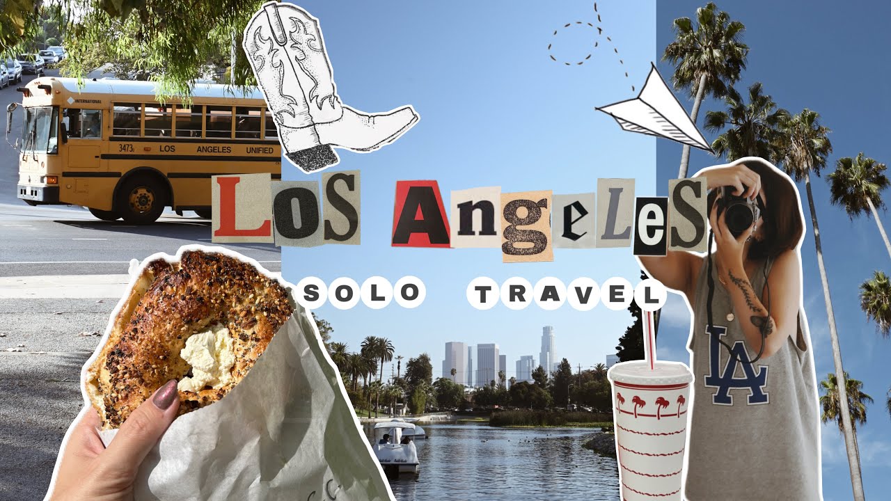 LOS ANGELES SOLO TRAVEL - Vlog (part.1) downtown L.A, room tour, tattoo, Echo park