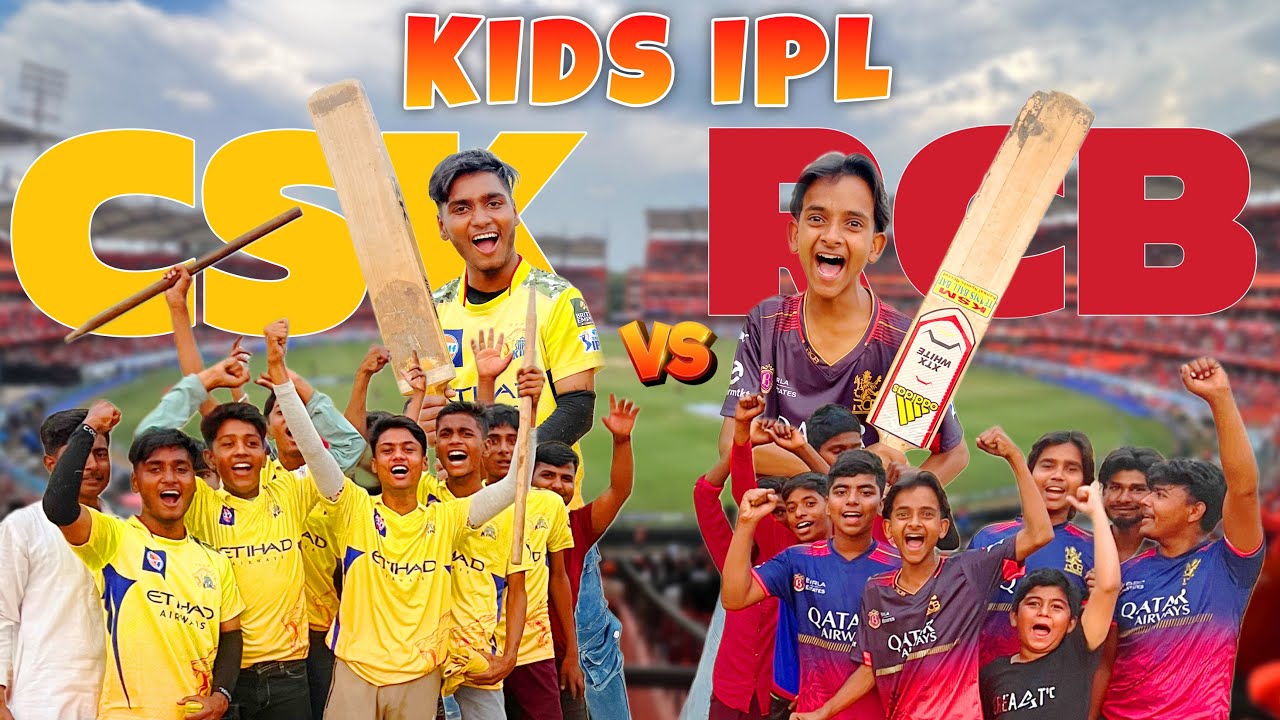 Rcb Vs Csk 🔥 Kids IPL 2025 😍 Kon Jeetega ⁉️