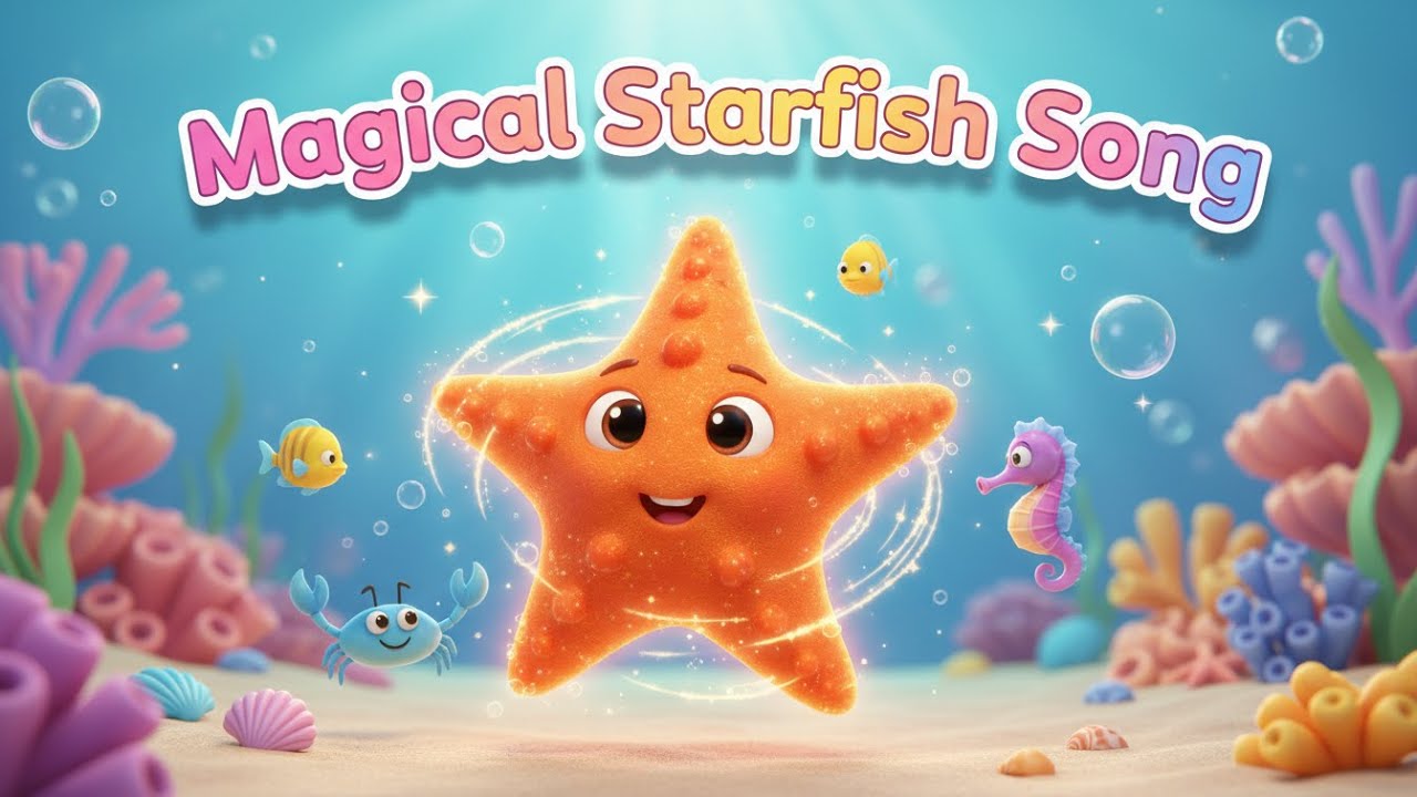 Magical Starfish Song – Nursery Rhyme, Toddler Learning, Ocean Fun, and Playful Discovery